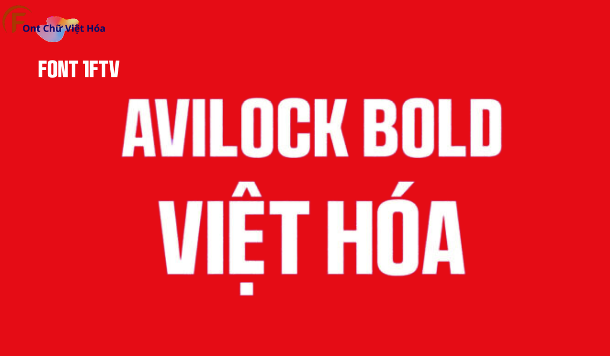 Font 1FTV Avilock Bold