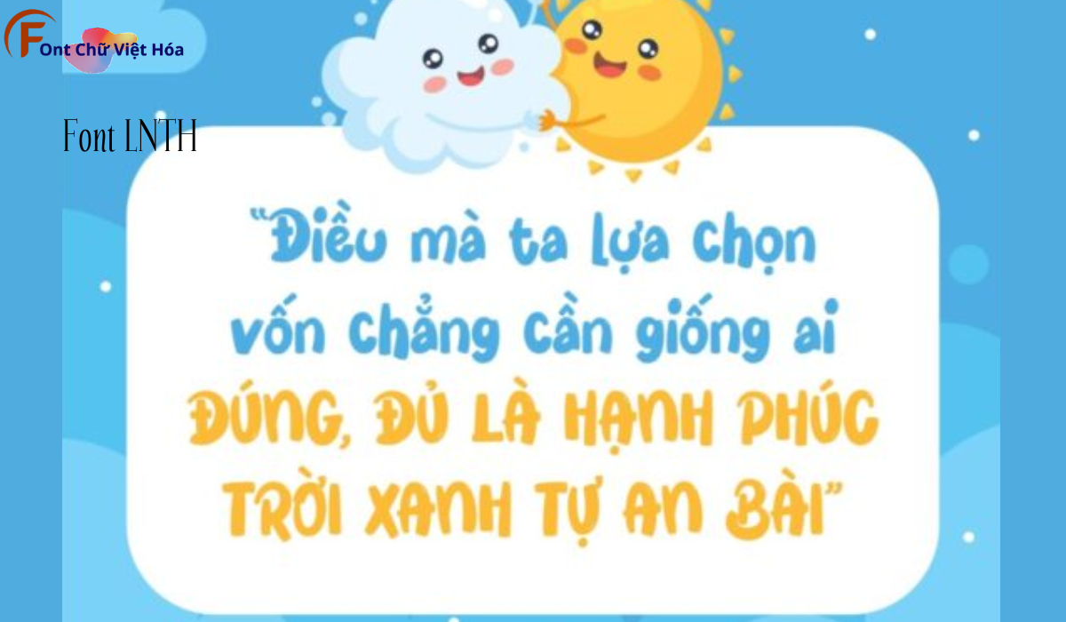 Font LNTH Blue Cheries