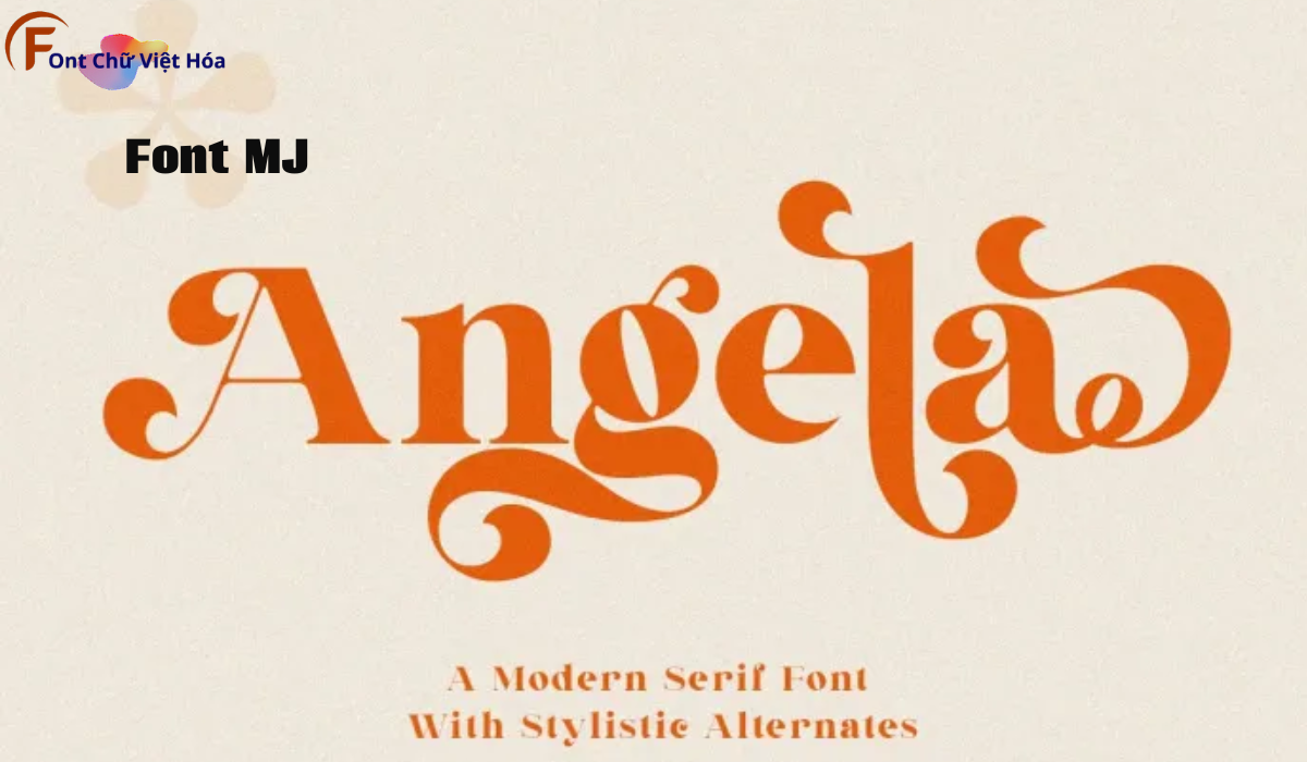 Font MJ Angela