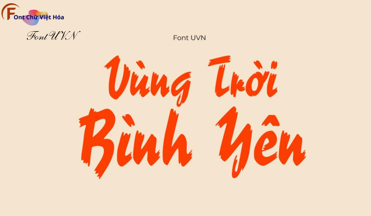 Font UVN Bút Lông 2