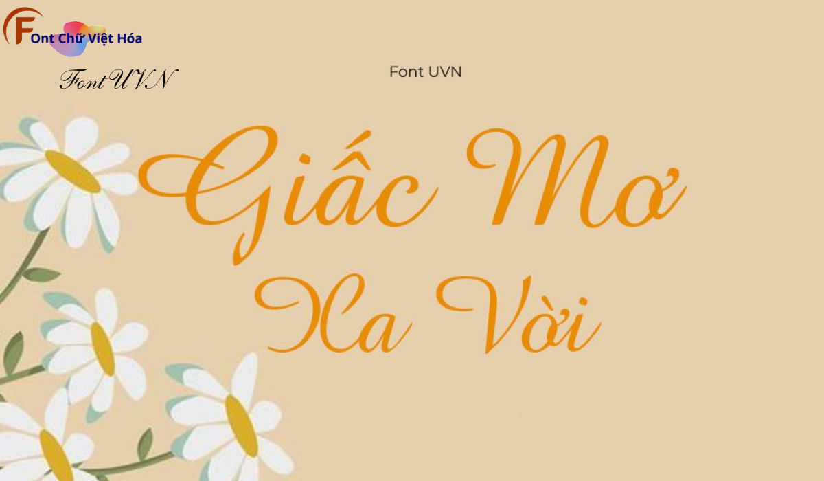 Font UVN Mùa Thu